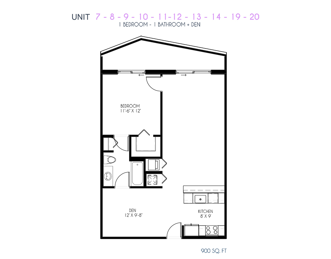Units 7, 8 Floorplan
